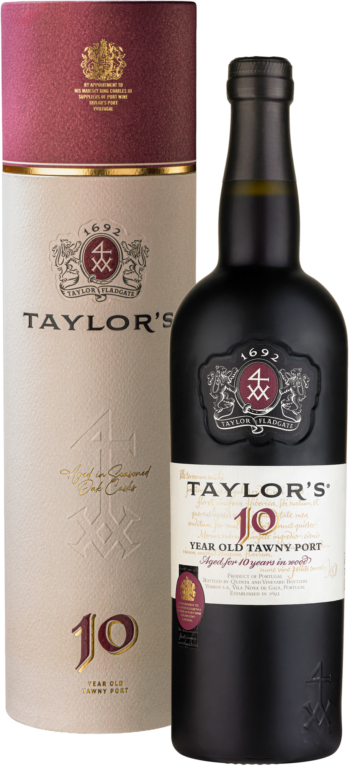 Taylor's 10 years old tawny in koker