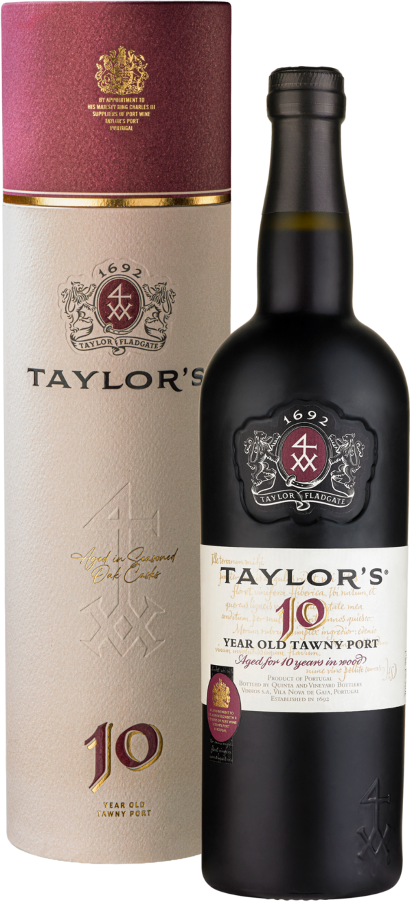 Taylor's 10 years old tawny in koker